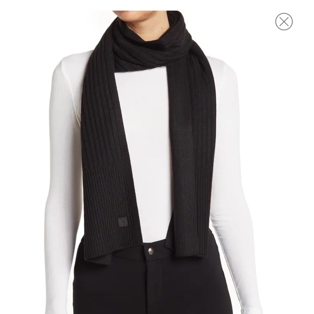 ALLSAINTS Ribbed Knit Scarf